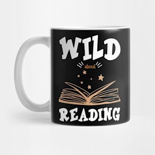 WILD ABOUT READING Librarian Book Across America bookish Mug